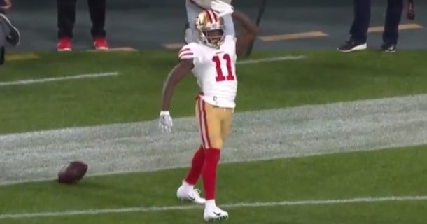 Marquise Goodwin touchdown gives 49ers a lead over Green Bay