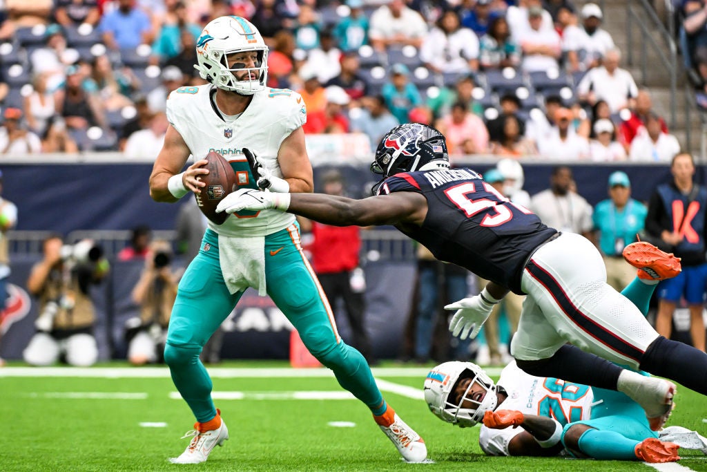 Will Anderson Jr. came up with a monster block in just his third NFL game.