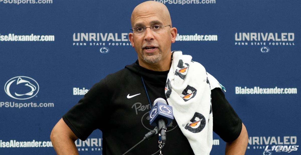 WATCH: Penn State coach James Franklin's post-practice media scrum