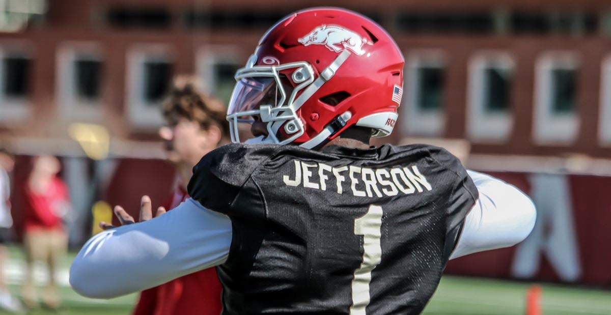 KJ Jefferson Jersey, KJ Jefferson Jerseys, Arkansas Razorbacks Jerseys