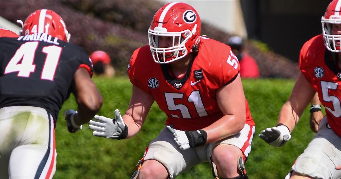 OL Tate Ratledge to miss rest of season with foot injury