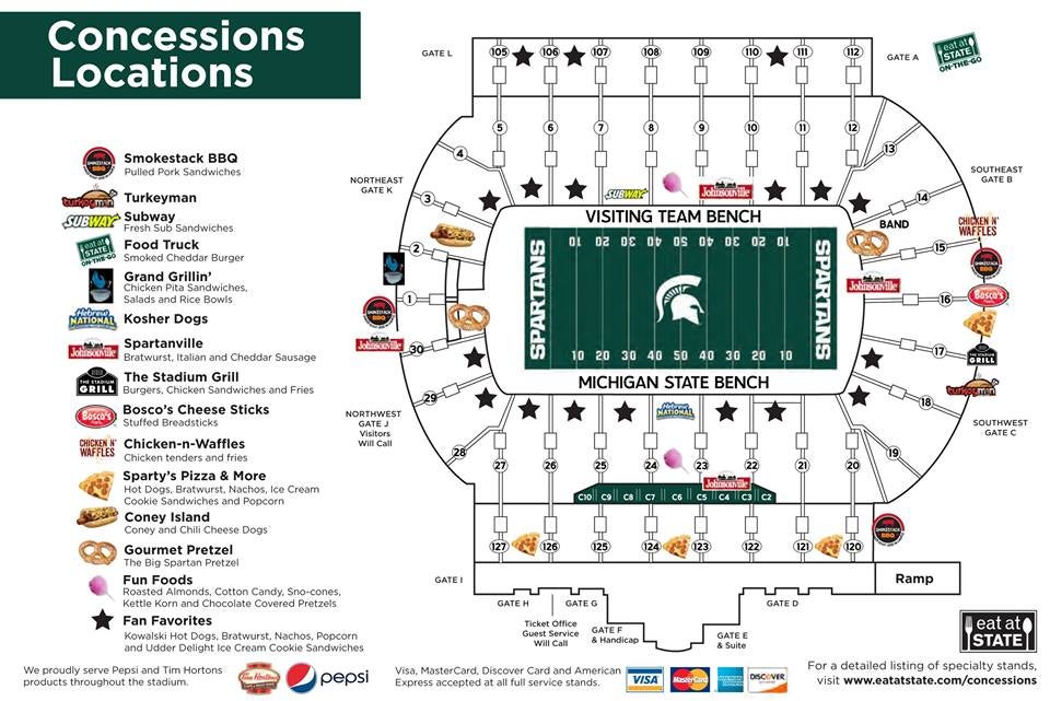 Spartan Stadium Seating View – Two Birds Home