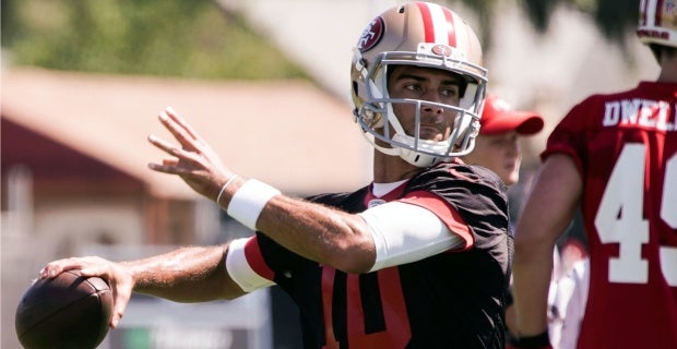 Jimmy Garoppolo admits Kyle Shanahan's 49ers send-off affected him – NBC  Sports Bay Area & California