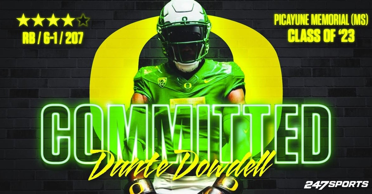 Four-star RB Dante Dowdell commits to Oregon