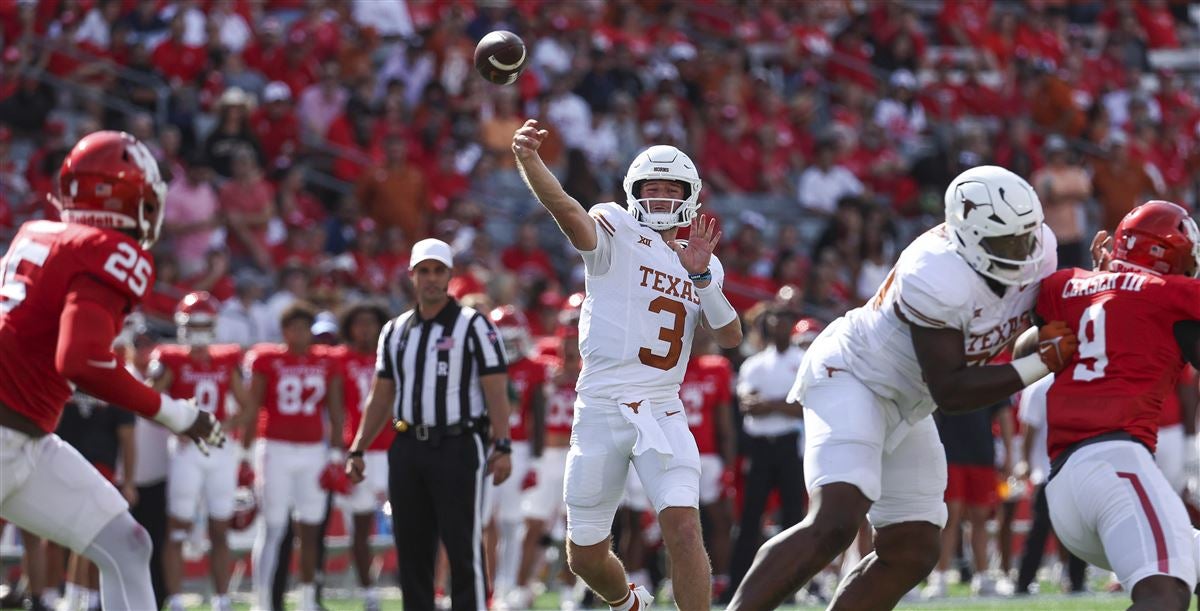 Texas overcomes QB Quinn Ewers injury, reaction follows Longhorns upset ...