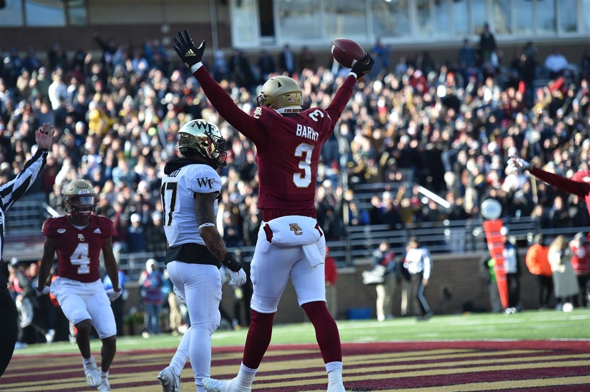 BC Football TE Trae Barry Headed To NFLPA Collegiate Bowl - BC Interruption