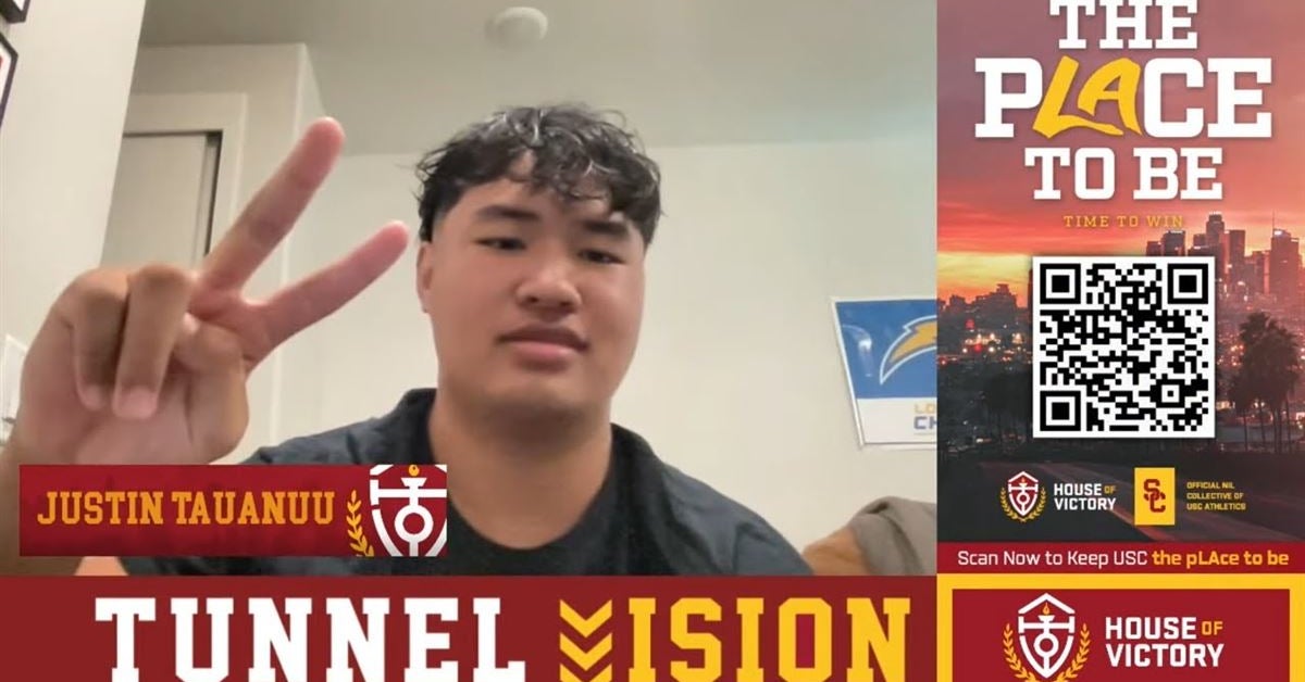 Tunnel Vision - Get to know USC redshirt freshman offensive lineman Justin Tauanuu