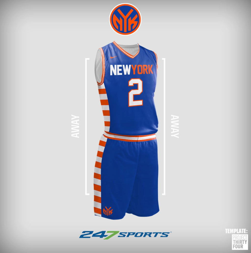 new york knicks jersey design