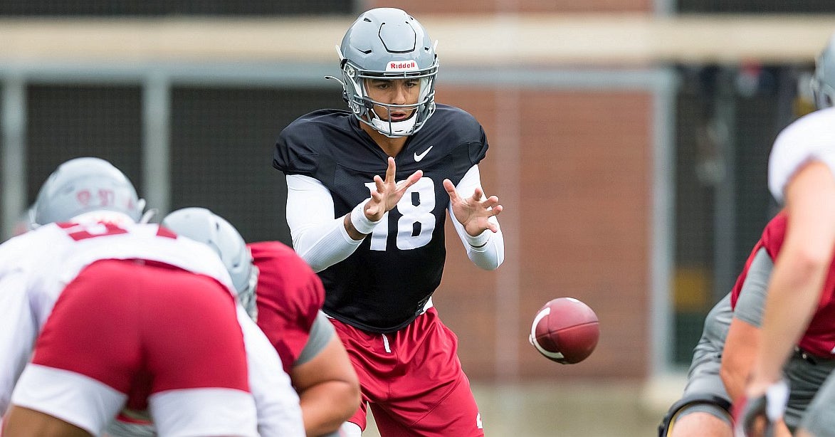Jarrett Guarantano says WSU quarterback battle is ‘thick’