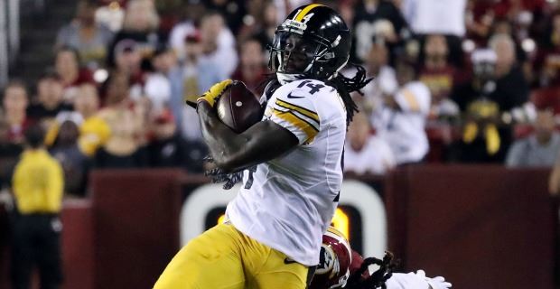 Houston Texans wide receiver Sammie Coates (18) during the second half of  an NFL football game against the New England Patriots, Sunday, Sept. 9,  2018, in Foxborough, Mass. (AP Photo/Stew Milne Stock