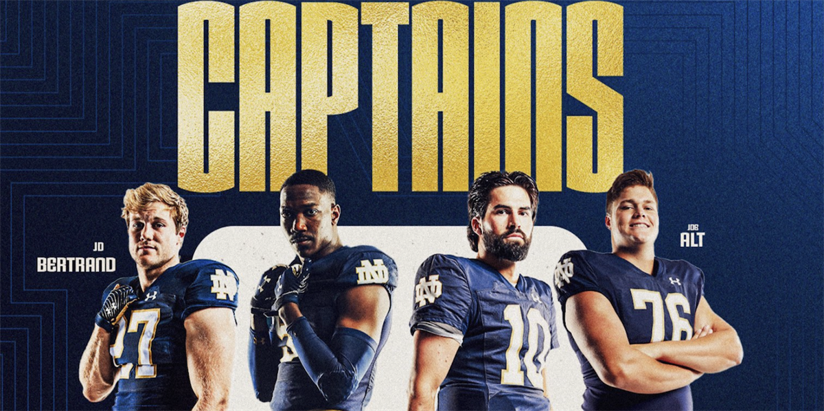 Notre Dame Names Four Captains Ahead Of 2023 Football Season notre-dame-names-four-captains-ahead-of-2023-football-season