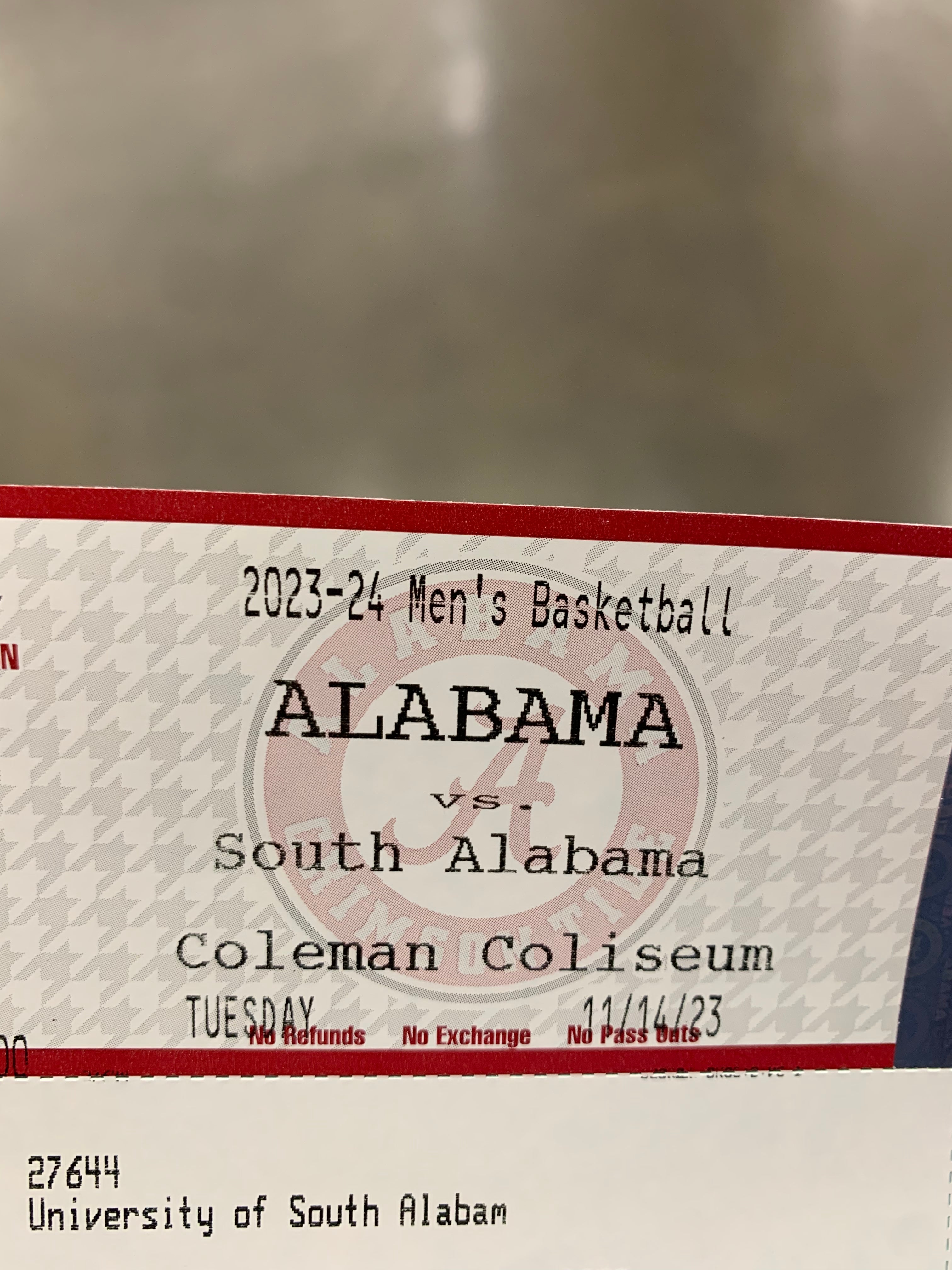 MBB Vs #22 Alabama 7pm - SECN+ / ESPN+ / 99.5FM / 105.5FM