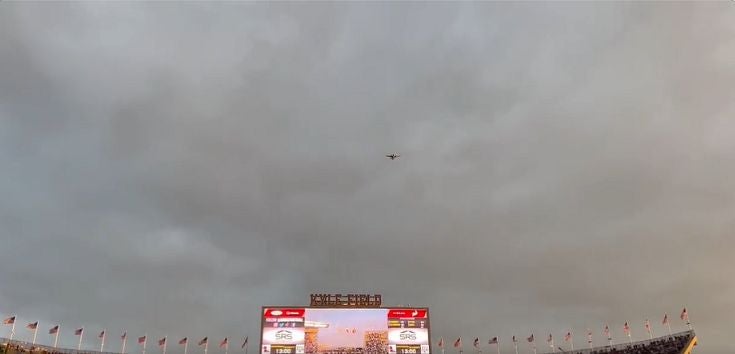 WATCH: Army reconnaissance plane takes part in Kyle Field flyover before Ole Miss game - Vimarsana News