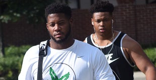 Photo Gallery: Buckeyes arrive at team hotel for preseason camp Photo Gallery: Buckeyes arrive at team hotel for preseason camp