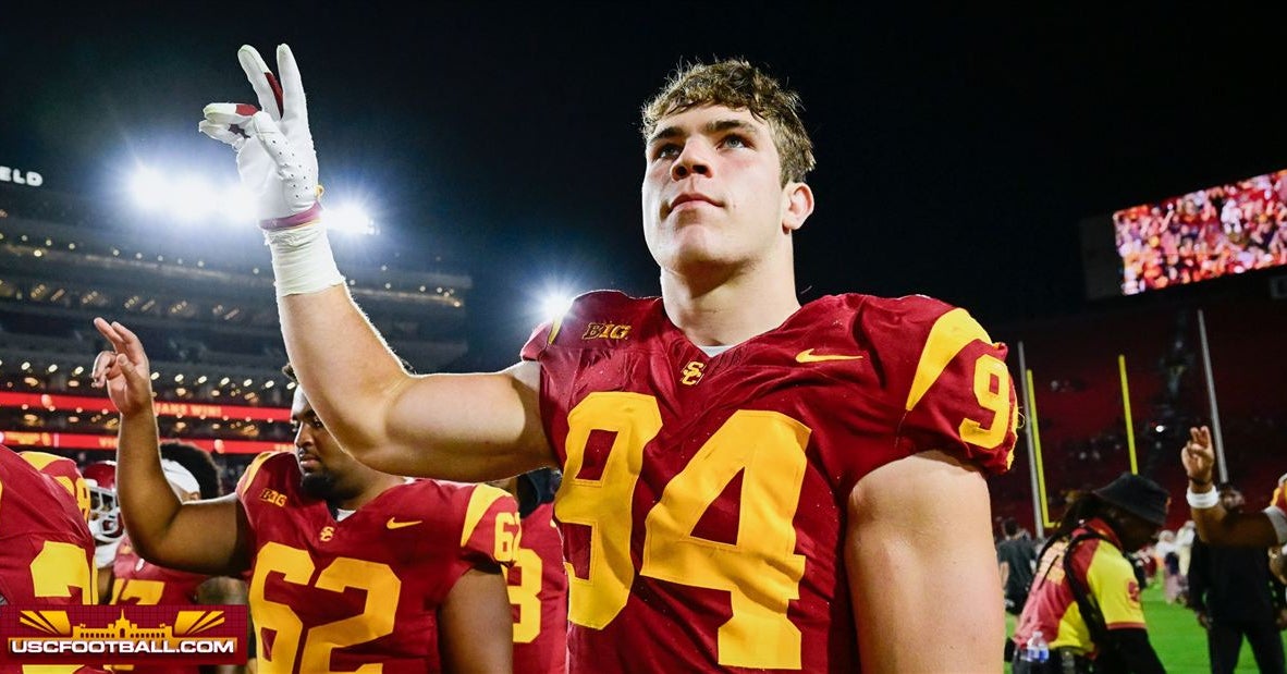 Luke Wafle has competitive juices flowing on and off the field for USC