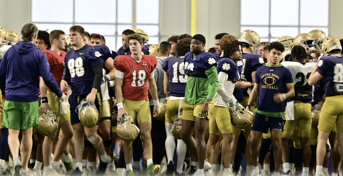 Video: Highlights from Notre Dame’s Jersey Scrimmage on Saturday ...