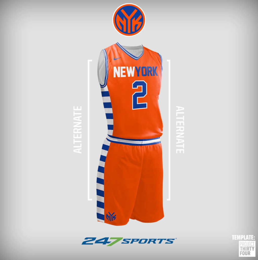 new york knicks jersey orange