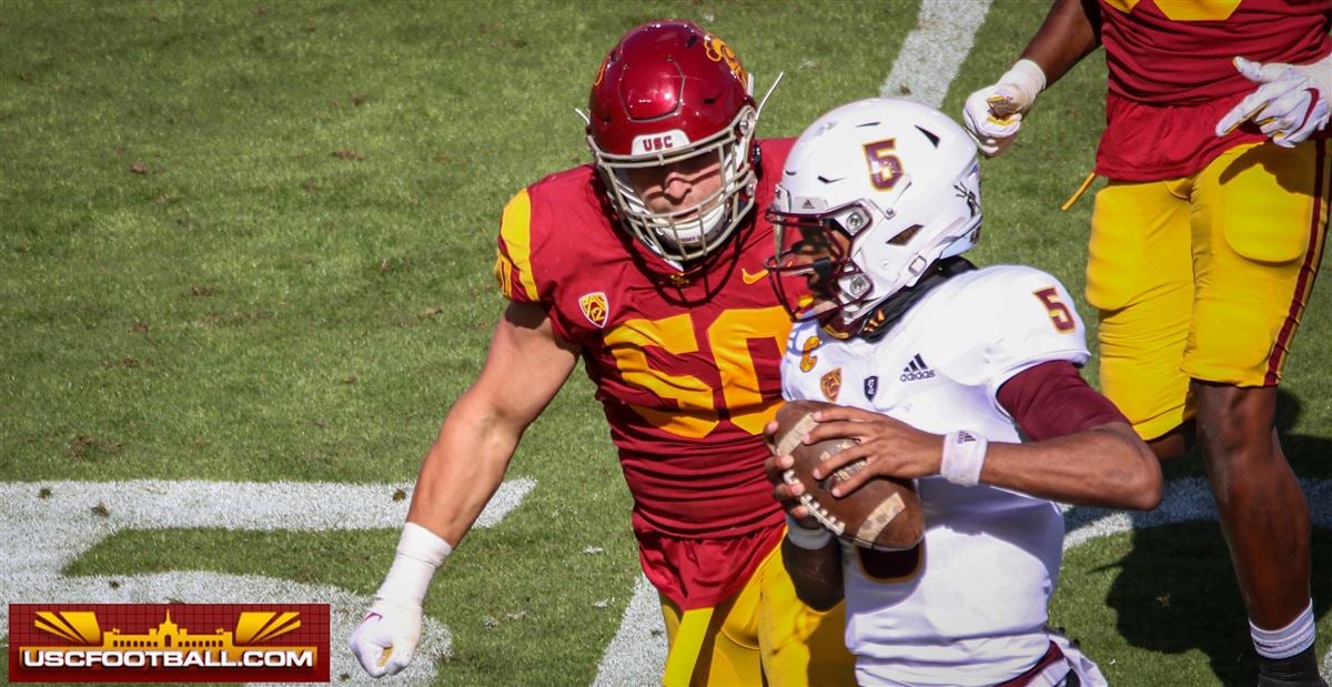 Breakout defensive end Nick Figueroa out for USC spring camp after offseason surgery 