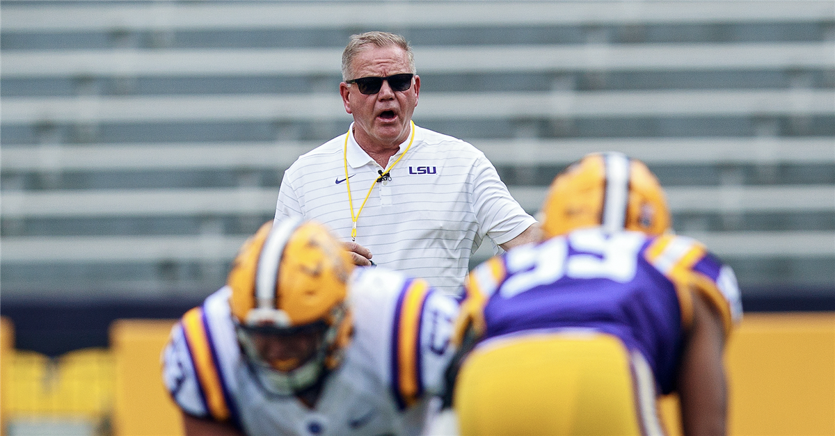 LSU football coach Brian Kelly shares differing view on name, image and ...