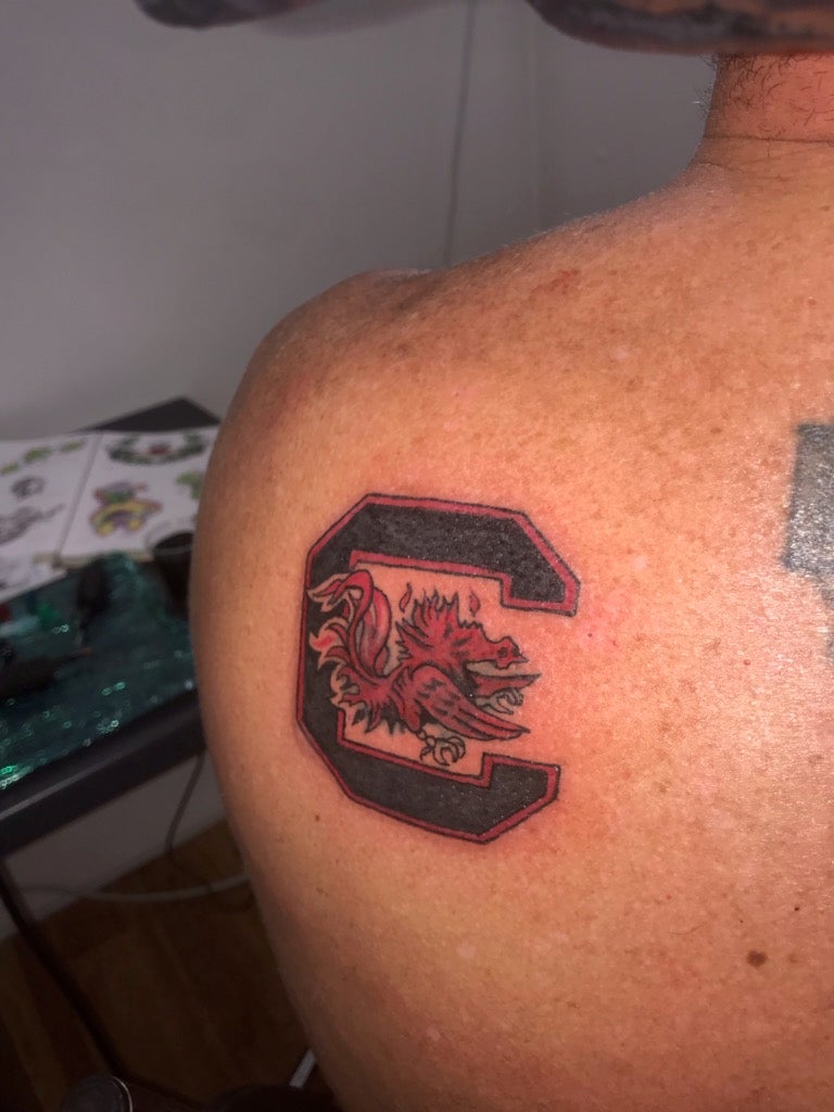 USC Gamecock Tattoo | Find Joker at 7sinstattoo.com