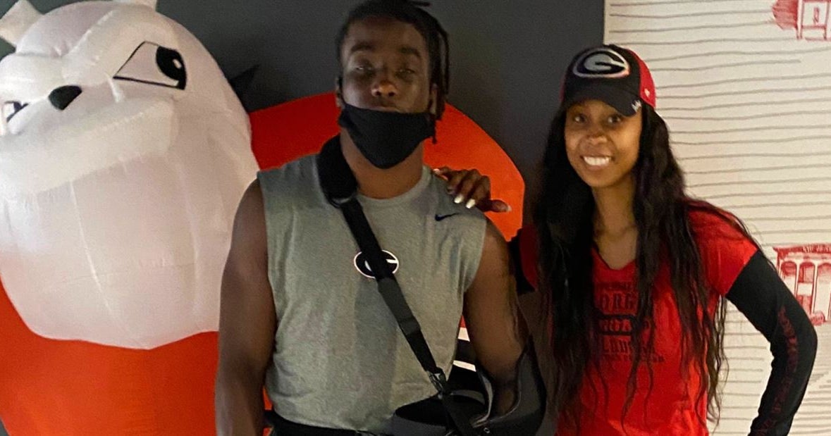 A look at UGA freshman Kelee Ringo after labrum surgery