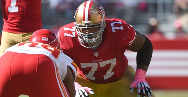 former 49ers guard mike iupati could face his old team sunday