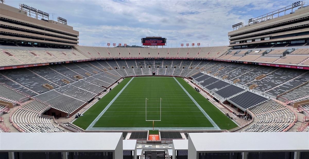 Watch Touring Neyland Stadium's new Lower West Club, party deck