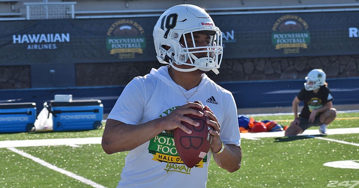 Arizona signee Noah Fifita was one of the standouts at the Polynesian Bowl 