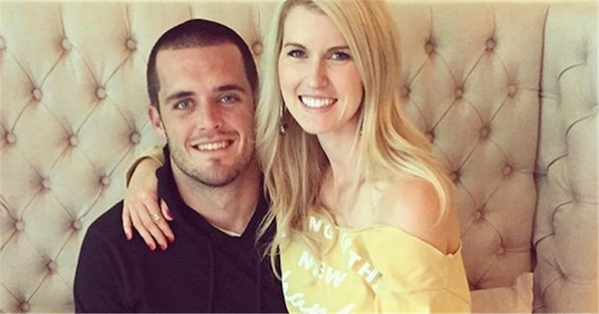 Derek Carr and wife Heather celebrate five-year anniversary