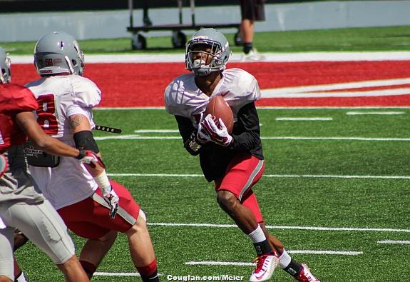 Washington State cornerback Marcellus Pippins (21) and the school