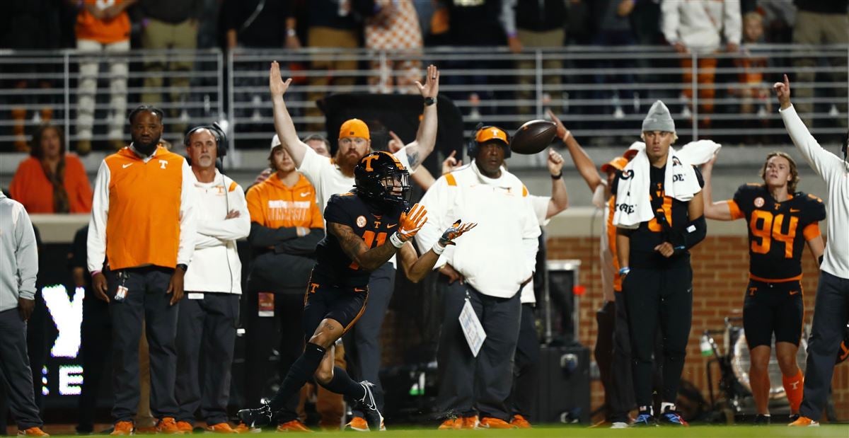 Watch: Jalin Hyatt Ties Tennessee's Single-season Record With 13 TD Catches