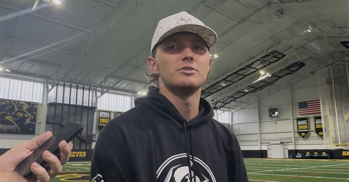 Iowa Football: Everything Hank Brown Said on His Performance vs. Northern Illinois, The Quarterback Battle