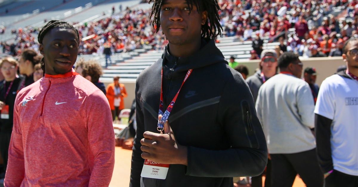 '26 LB Mathieu Kanu gets the VIP treatment at Virginia Tech during mid ...