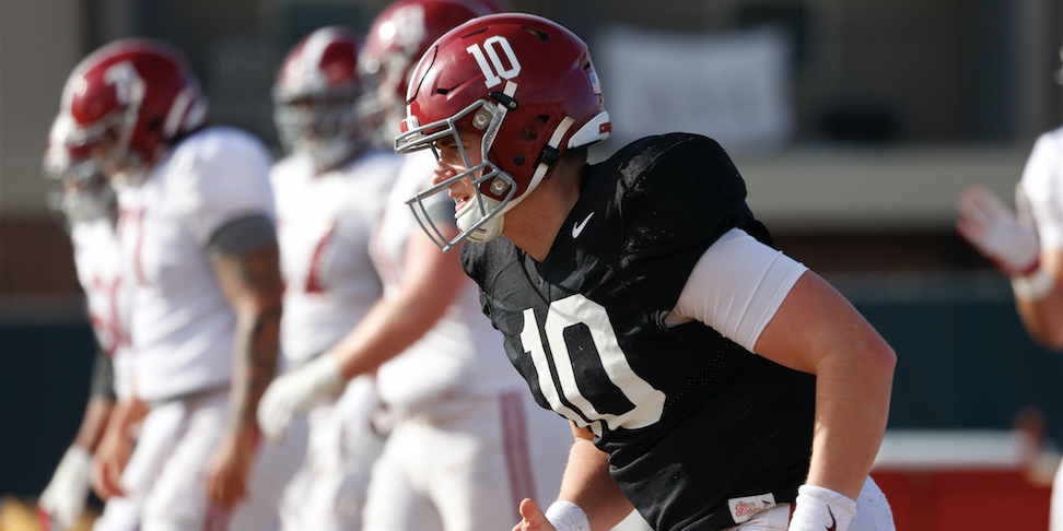 Alabama Crimson Tide Jersey #10 Mac Jones Football Black