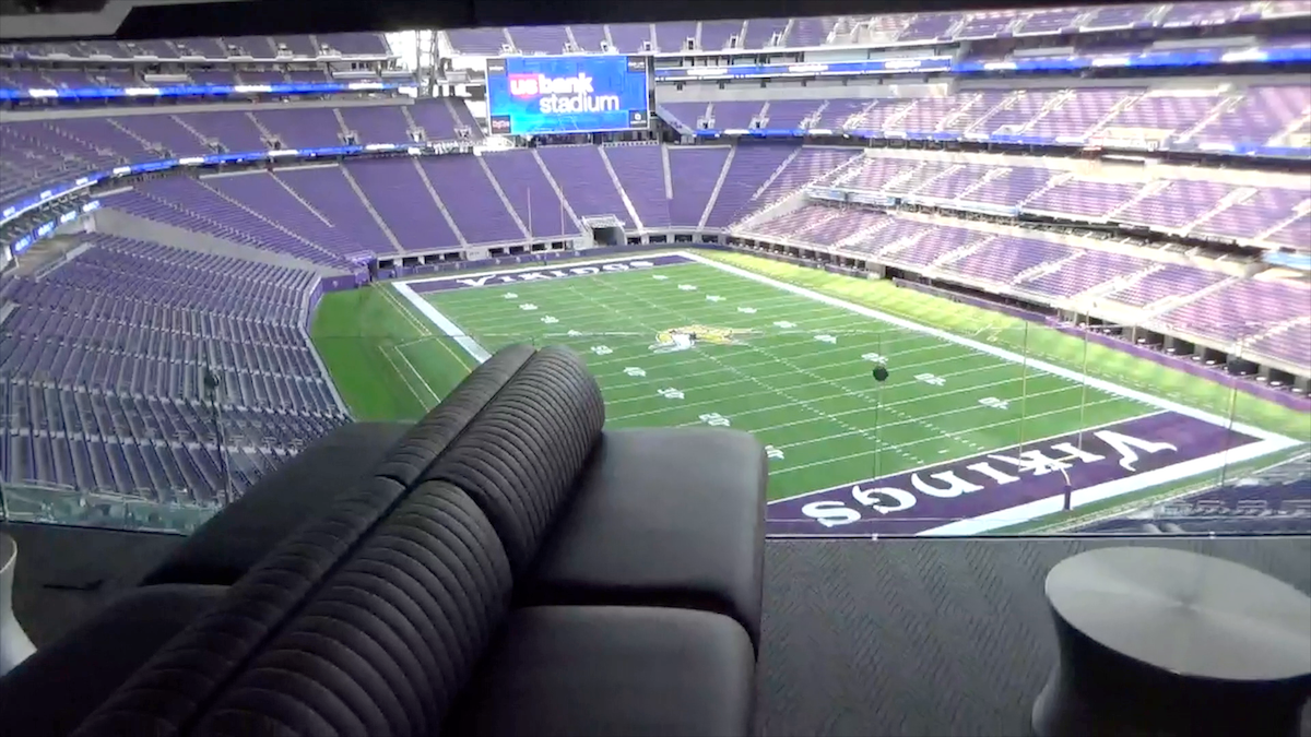 U.S. Bank Stadium Mystic Lake Club Purple