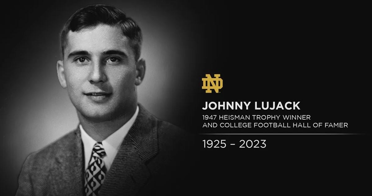 Johnny Lujack, Heisman winner and Bears quarterback, dies at 98