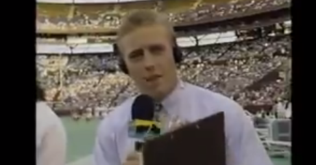 Rare footage of Kirk Herbstreit's first appearance on ESPN
