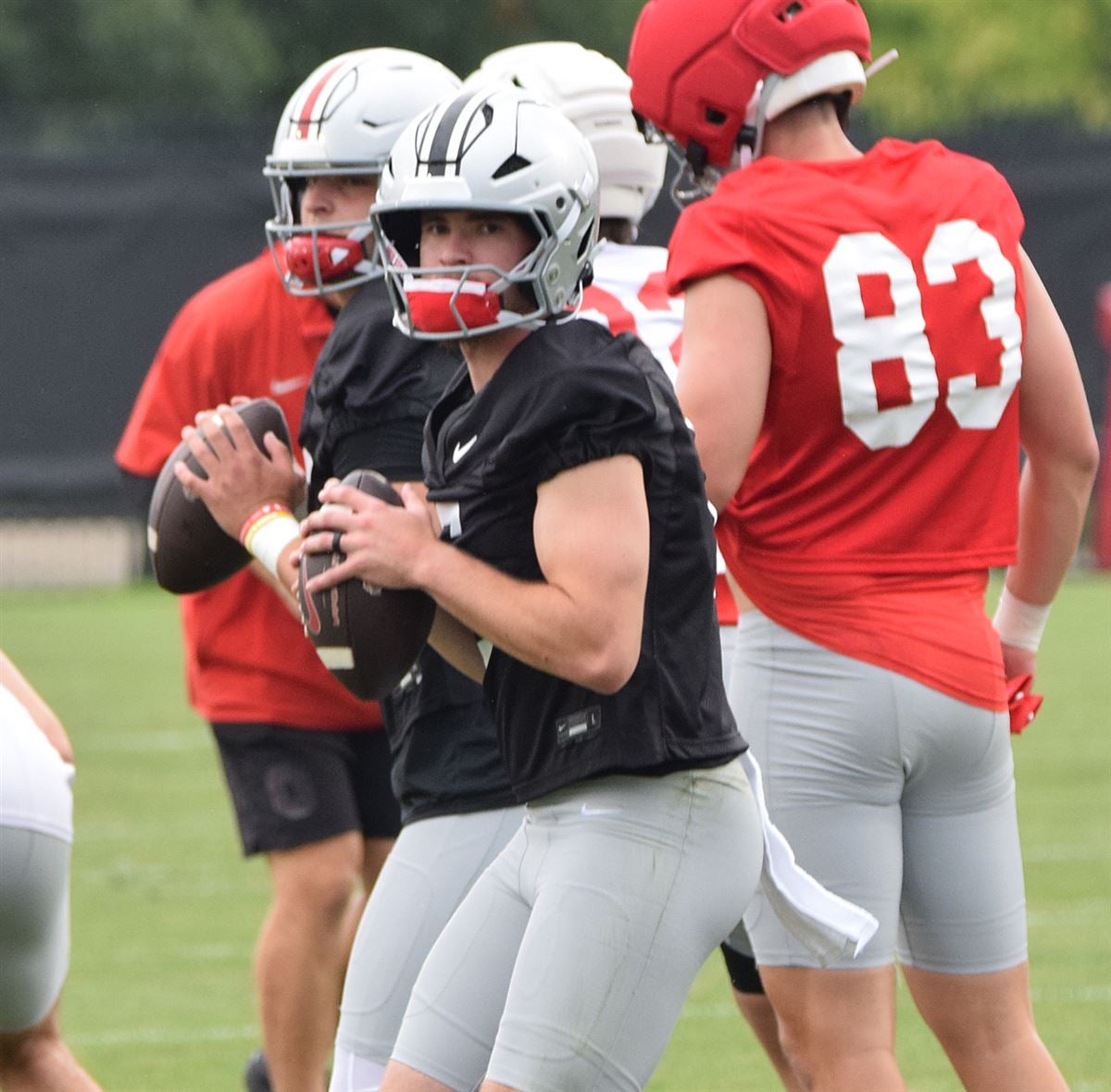 Sights and Sounds: True freshmen, transfers take field for Buckeyes in ...
