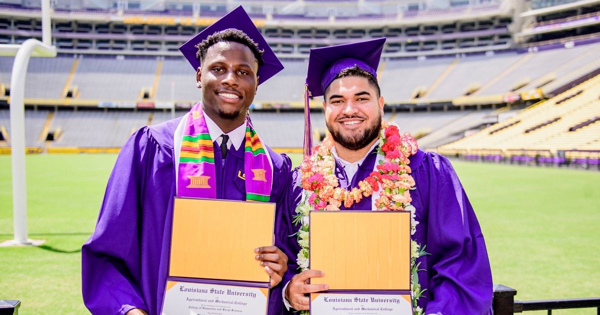 Lsu Class LSU graduates largest athletics class in history