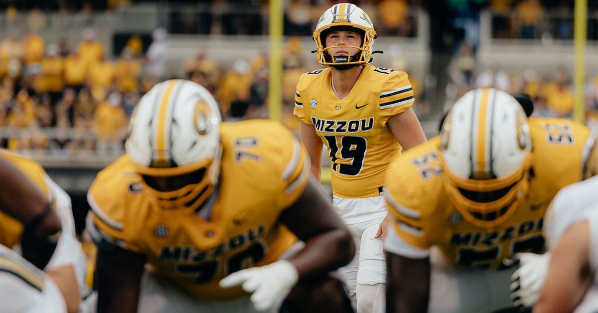 Waytooearly 2025 Mizzou football depth chart predictions Special Teams