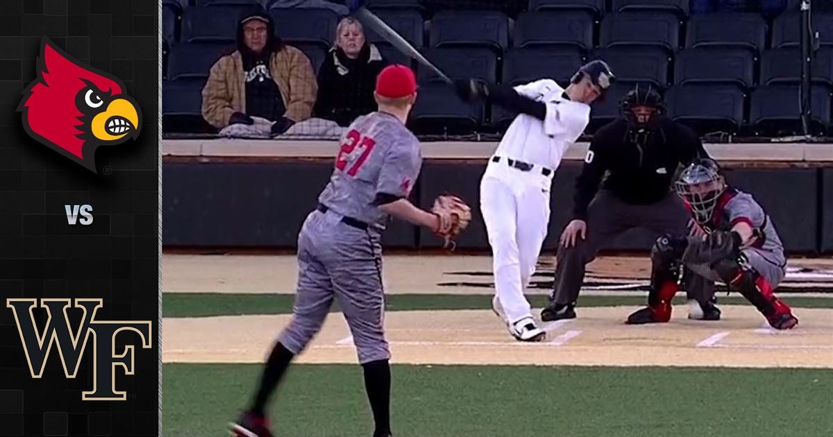 ACC Video Louisville vs. Wake Forest Baseball Highlights