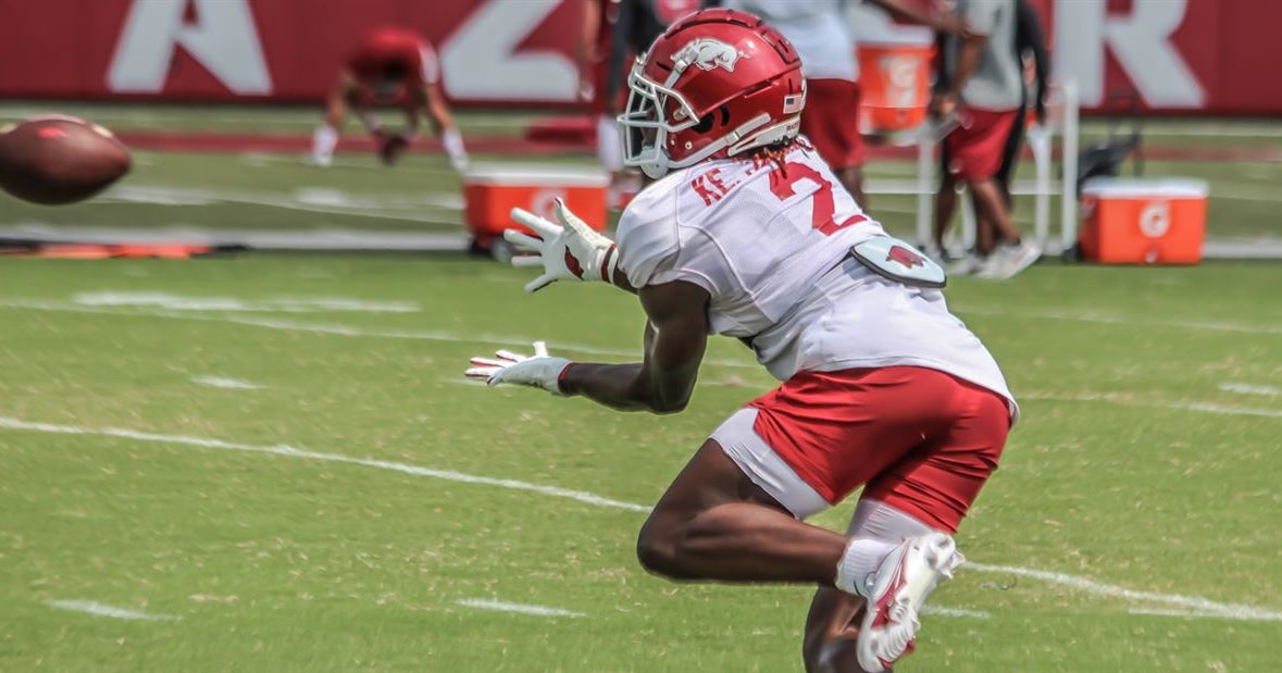 Ketron Jackson 'most improved' on Arkansas offense since spring