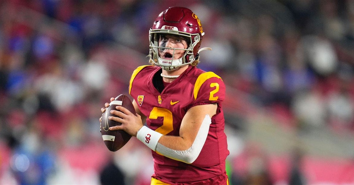 USC football transfers Jaxson Dart, Michael Trigg visiting Ole Miss