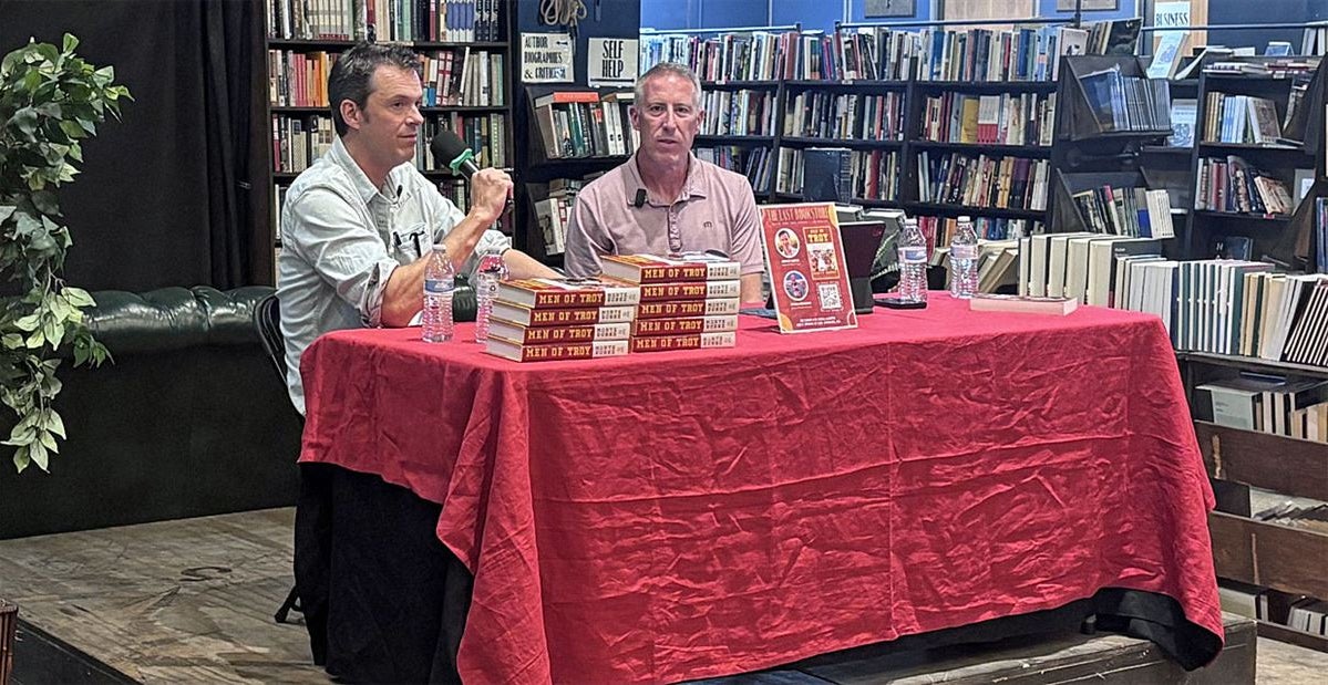 Peristyle Podcast - Author Monte Burke on his book Men of Troy, diving ...