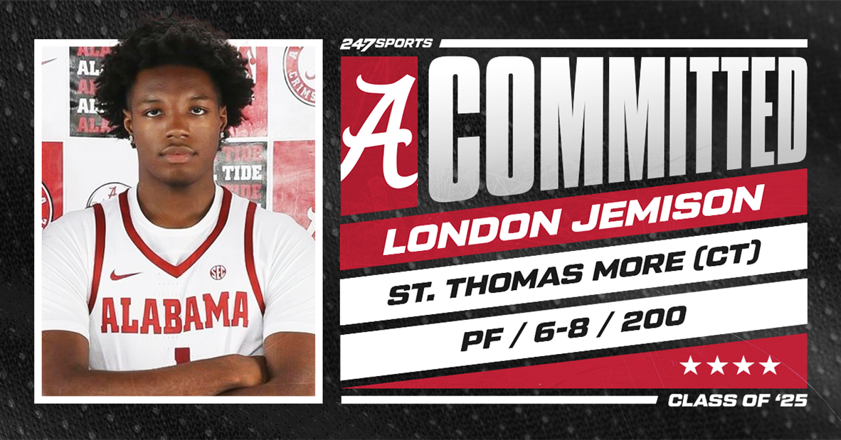 Top 40 senior wing London Jemison commits to Alabama