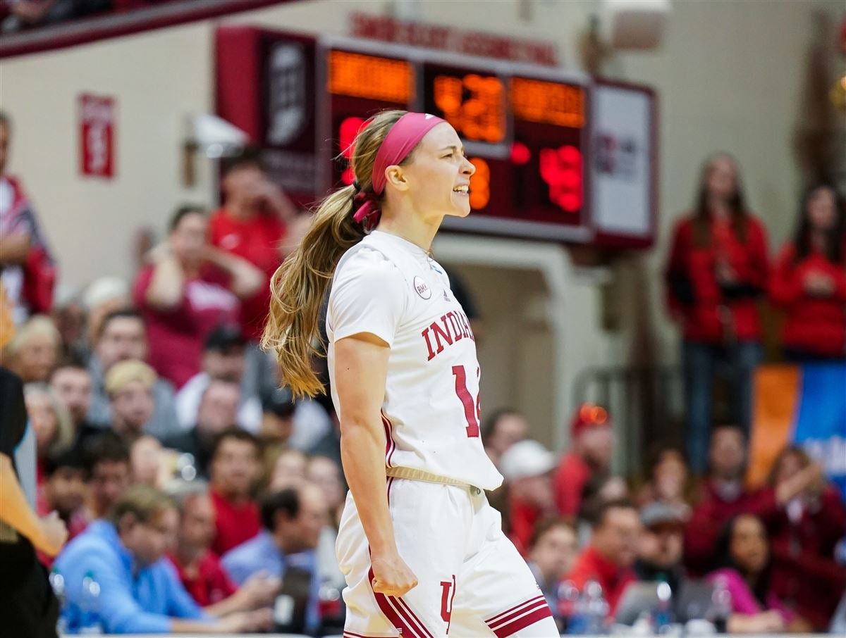 WATCH Indiana's Sara Scalia wins women's college 3point contest at