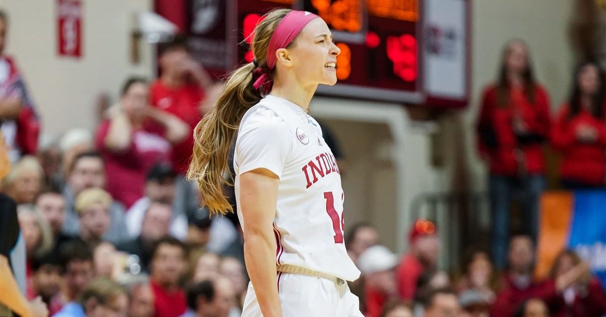 WATCH Indiana's Sara Scalia wins women's college 3point contest at