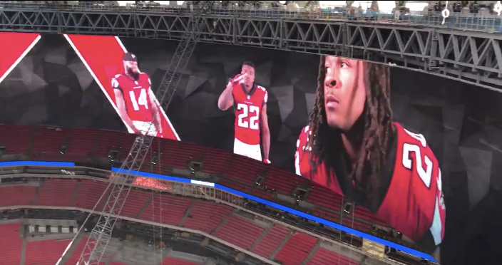 Halo Board Video Testing, Testing out the halo board in Mercedes-Benz  Stadium. This place is going to be special.