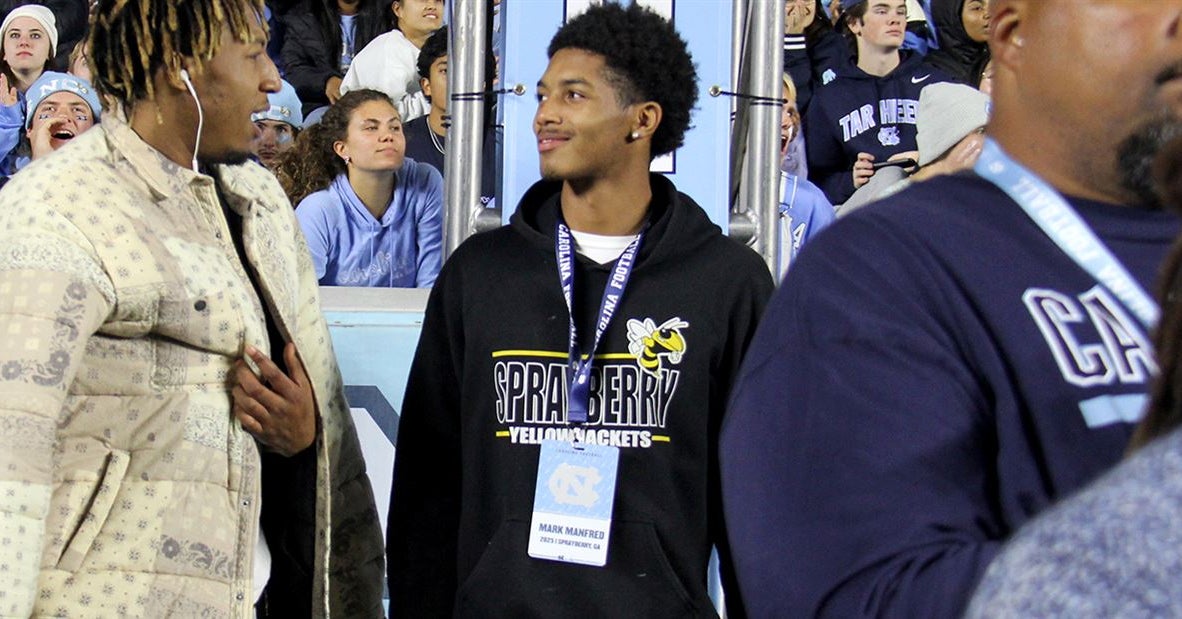 Game Visit Solidifies UNC as a Top School for Atlanta CB Mark Manfred