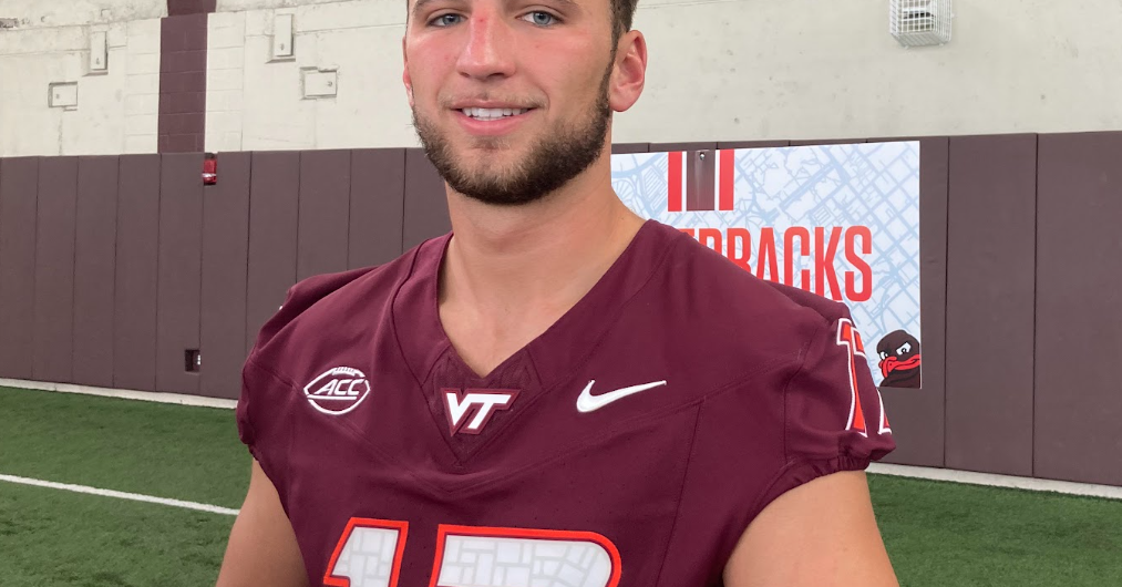 QB Ethan Grunkemeyer Details His Virginia Tech Transition and Growth at Media Day